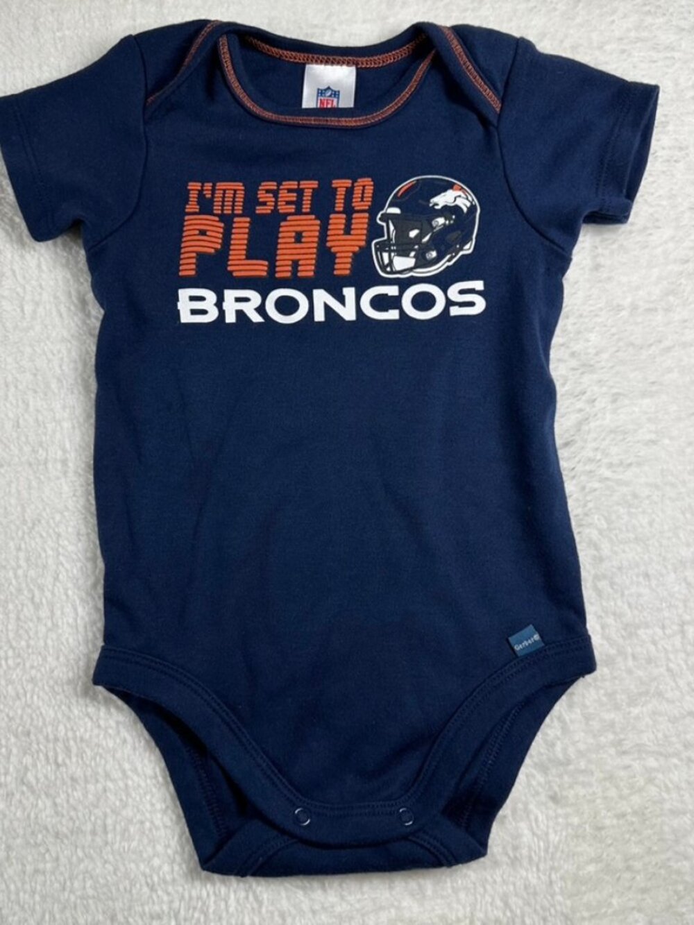 NFL Denver Broncos Team Apparel Bodysuit 3-6 months